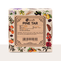 Naturalis Pine Tar Soap – Handmade Cold Pressed Soap Infused with Pine Tar Oil – Natural, Luxury Soap for Deep Skin Nourishment, Moisturizing and Refreshing, 100g