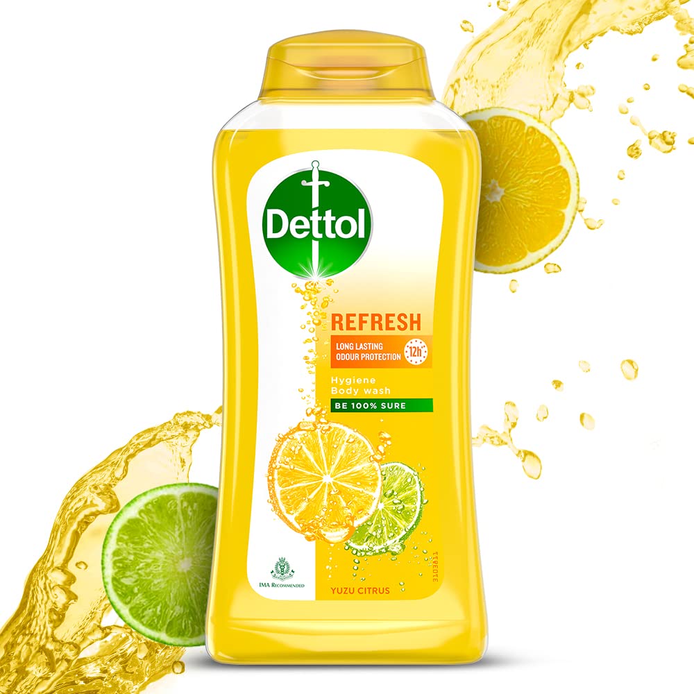 Dettol Liquid Disinfectant for Floor Cleaner, Surface Disinfection, Personal Hygiene (Lavender Blossom, 1L) & Body Wash and Shower Gel for Women and Men, Refresh - 250ml
