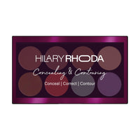Hilary Rhoda Concealing & Contouring | 8 Shades in Palette | Colour Corrects with High Coverage | Face Palette | Hides Dark Spots & Pigmentation | Buildable Coverage | 12g (Shade-3)