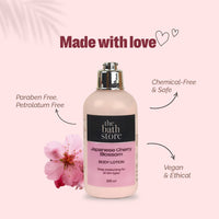 The Bath Store Japanese Cherry Blossom Body Lotion for Women & Men | Body Moisturizer for Oily Skin & Dry Skin - Deep Moisture, Non Sticky Body Lotion | Moisturizer for Body - 200ml
