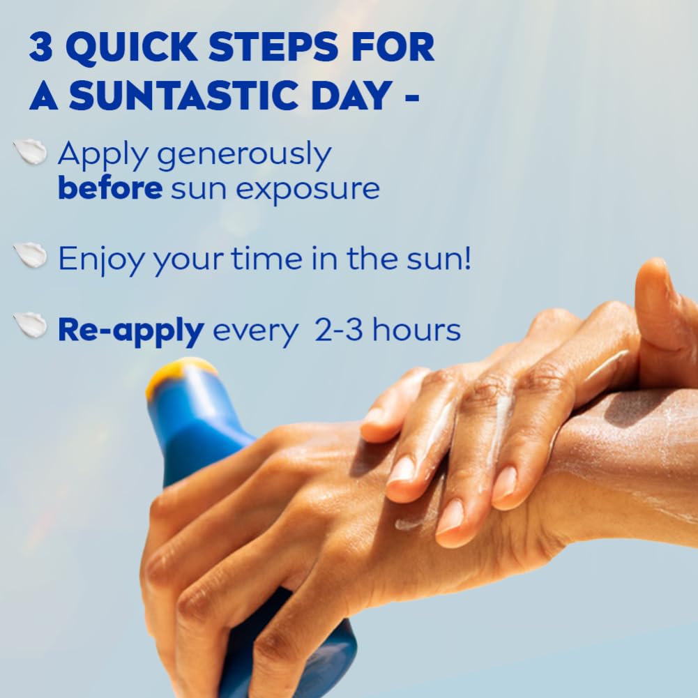 NIVEA Men & Women Sun Protect And Moisture 125Ml Spf 30 Advanced Sunscreen For Instant Protection For Normal Skin| Pa++ UVA - UVB Protection System| Water Resistant| Pack Of 1