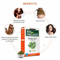 INDUS VALLEY Organic Indigo Powder and Red Henna Leaf Powder, Natural Hair Coloring, Protects Hair from Damage (100 * 2, Pack of 2)