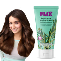 PLIX - THE PLANT FIX Rosemary Advanced Anti Hair Fall Conditioner With Rosemary For Reducing Hair Loss, Breakage| | All Hair Types | Men & Women | Sulphate & Parabeen Free| 175 Ml, 1 Count