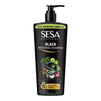 Sesa Ayurvedic Medicinal Shampoo Hairfall Control Anti Dandruff Shampoo Infused with 17 Ayurvedic Herbs Smooth & Shiny Hair For Men & Women (500 ml (Pack of 2))