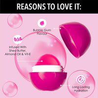 Blue Heaven Tinted Lip Balm infused with Shea Butter, Almond oil and Vitamin E - Bubblegum, 8g