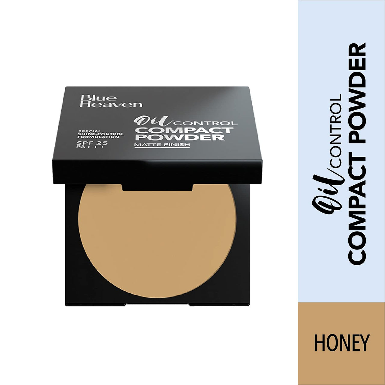Blue Heaven Festive MakeUp Kit For Women, Medium Tone Combo, 75gm (Pack of 8)&Blue Heaven Oil Control Compact Powder, SPF 25, Matte Finish, Honey 301, 8gm