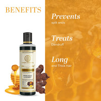 Khadi Natural Shikakai & Honey Shampoo for Strong Hair | Herbal Shampoo for Controlling Hair Fall | Natural Shampoo for Repairing Damaged Hair | SLS & Paraben Free | Suitable for All Hair Types | 210ml