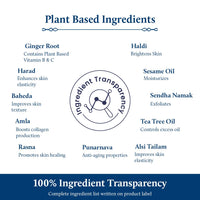 Blue Nectar Ginger Oil Anti Cellulite Body Massage Oil for Skin Tightening, Toning & Hydration | Authentic Ginger Root Massage Oil with Plant Based Vitamin B & C for Women and Men (11 Herbs, 100ml)