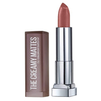 Maybelline New York Hypercurl Mascara Waterproof, Black, 9.2ml And Maybelline New York Color Sensational Creamy Matte Lipstick, 657 Nude Nuance, 3.9g