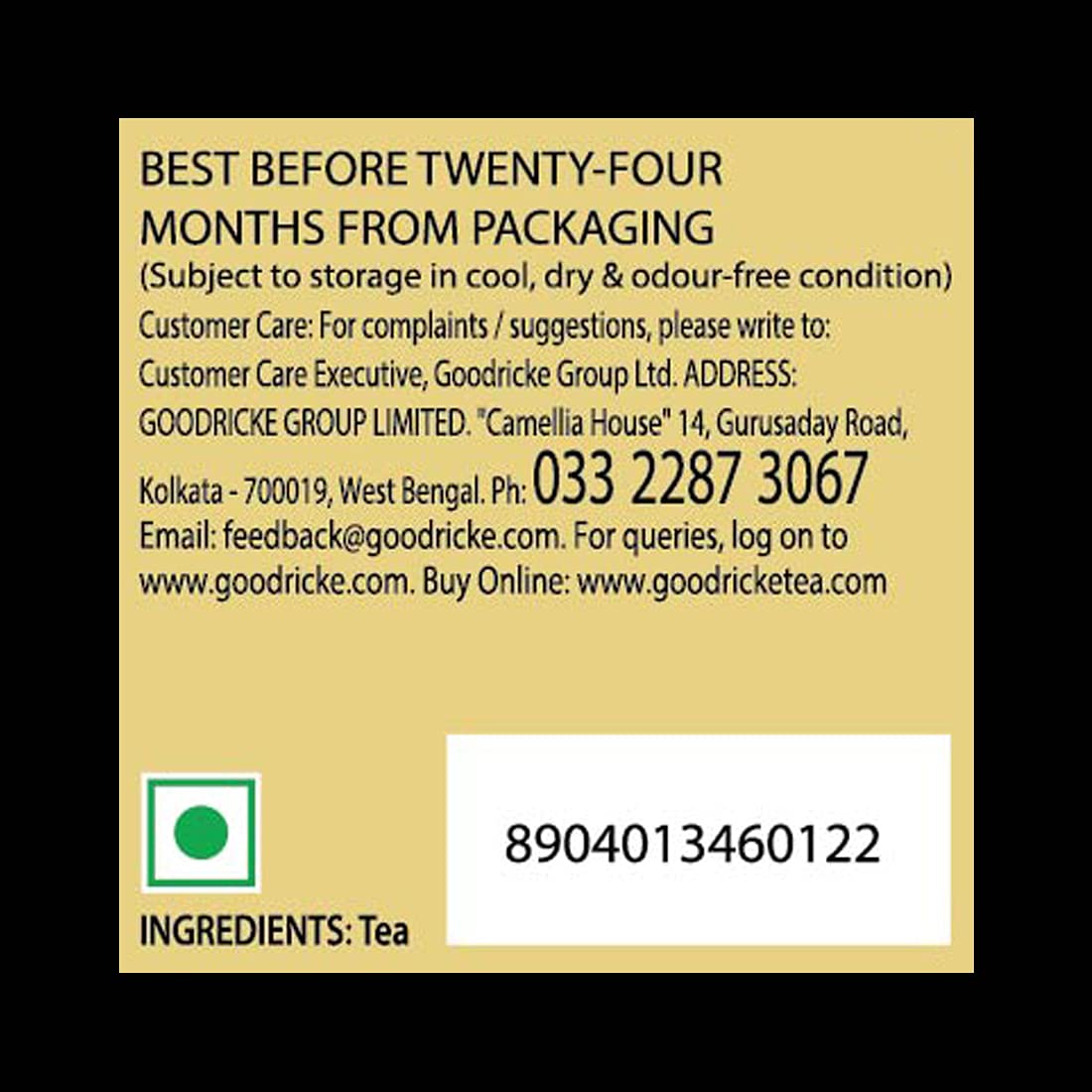 GOODRICKE Castleton Vintage Darjeeling Tea - 250gm (Pack of 1) | Single Estate Whole Leaf tea | 100% Loose Leaves | Premium Black Tea with Rich Taste & Aroma