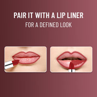 Swiss Beauty Pure Matte Creamy Lipstick | Non-drying, Highly pigmented Lipstick | Shade- Lush Pink, 3.8gm|