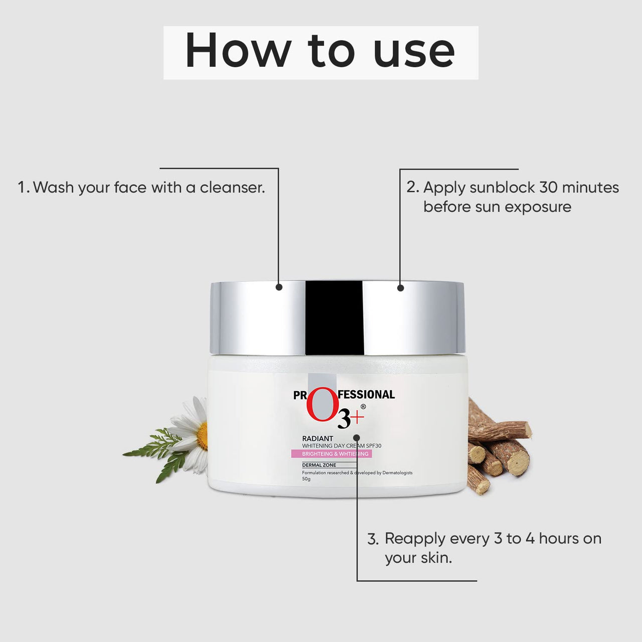 O3+ Day and Night Cream Pack For All Skin Type - 100gm (50g each)