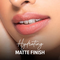Mila Beauté Creamy Comfort Matte Long-Lasting Lipstick for Women | Highly Pigmented & Hydrating Lipstick with Jojoba | Single Swipe Application | Suitable for Indian Skin Tones - SOFT PINK