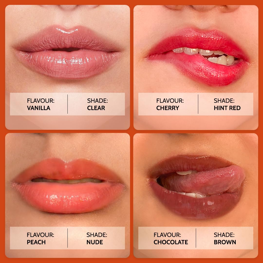 Chemist At Play Peach Tinted Lip Balm for Dark, Dry, Chapped and Pigmented Lips| Gives 24 hours moisturization| SPF 50 PA++++| Has 2% Kojic Acid, Hyaluronic Acid, ceramides & Peptides| 10gms