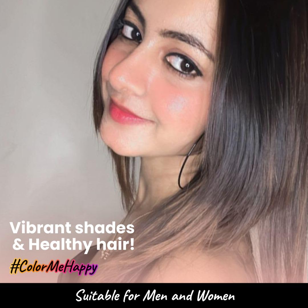 2.Oh! Italian Toffee Brown Hair Color DIY Kit | Semi-Permanent Color + Bleach for Highlights | With Plex & Argan Oil | Lightening Kit for Women & Men