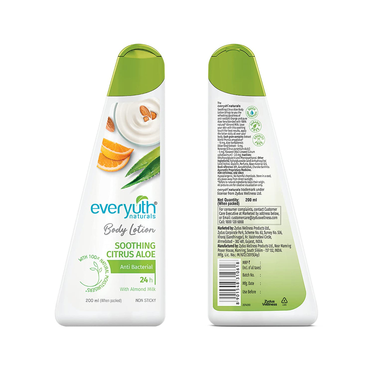 Everyuth Naturals Body Lotion Soothings Citrus Aloe 200ml