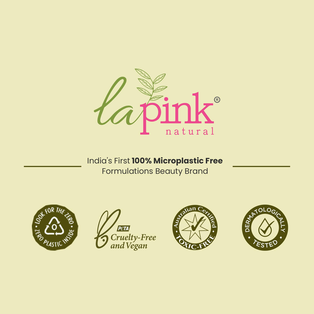 La Pink Young Forever Under Eye Serum with White Haldi, Licorice & Vit B3 (Niacinamide) | Reduces Dark Circles, Fine Lines & Puffy Eyes | 100% Microplastic Free Formula | Women & Men (15ml)