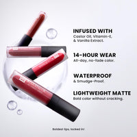 STARSTRUCK BY SUNNY LEONE Liquid Lipstick - Bare Me- 6ml | Matte Lip Color | Long Lasting Liquid Matte Lipstick | Waterproof Lipstick | Smudge Proof Lipstick for Women