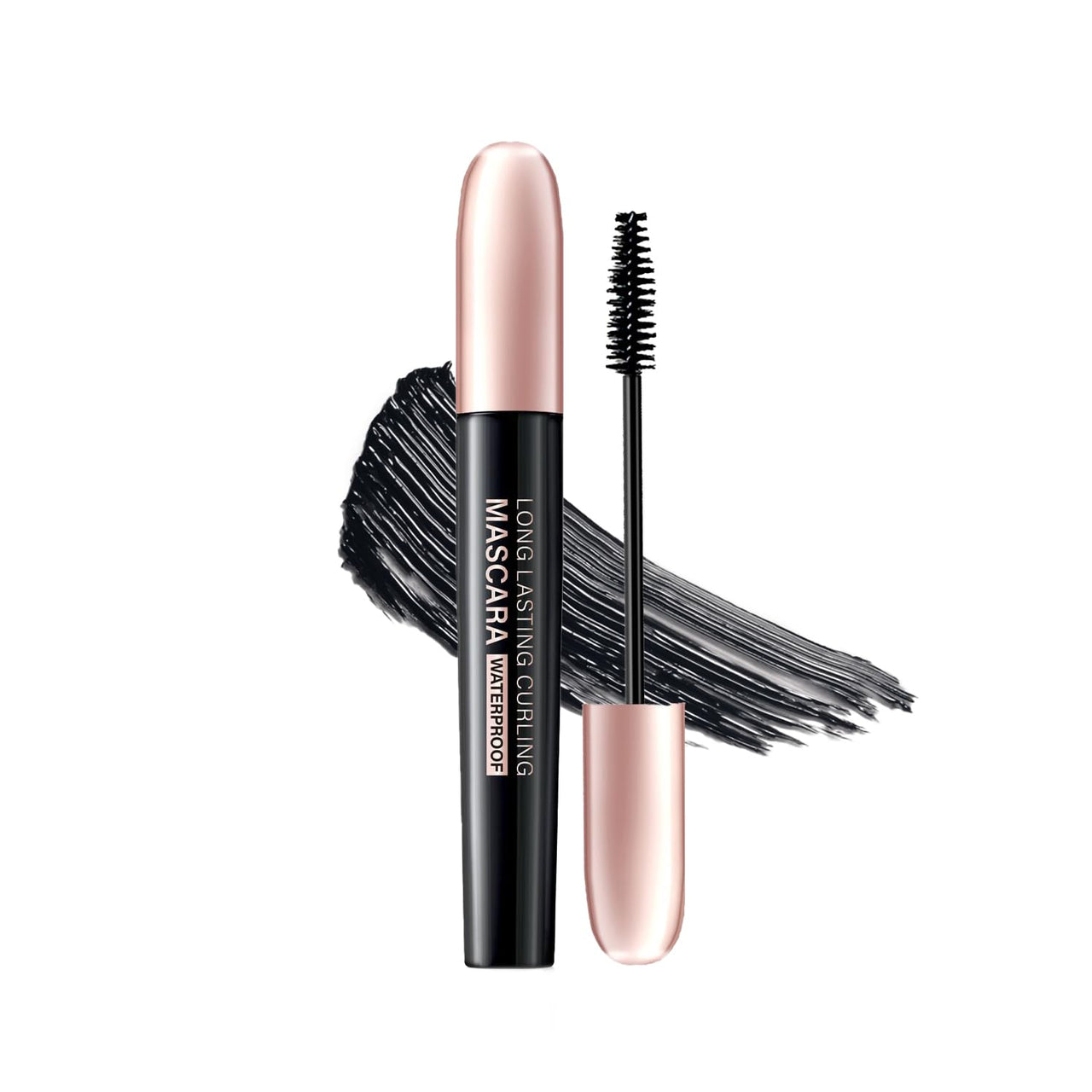 Lakyou Beauty Long Lasting Curling Mascara | Waterproof | Provides Length+Volume | Smudeg Proof | Thicker Formula | Zero Clumps | Black | 10ml