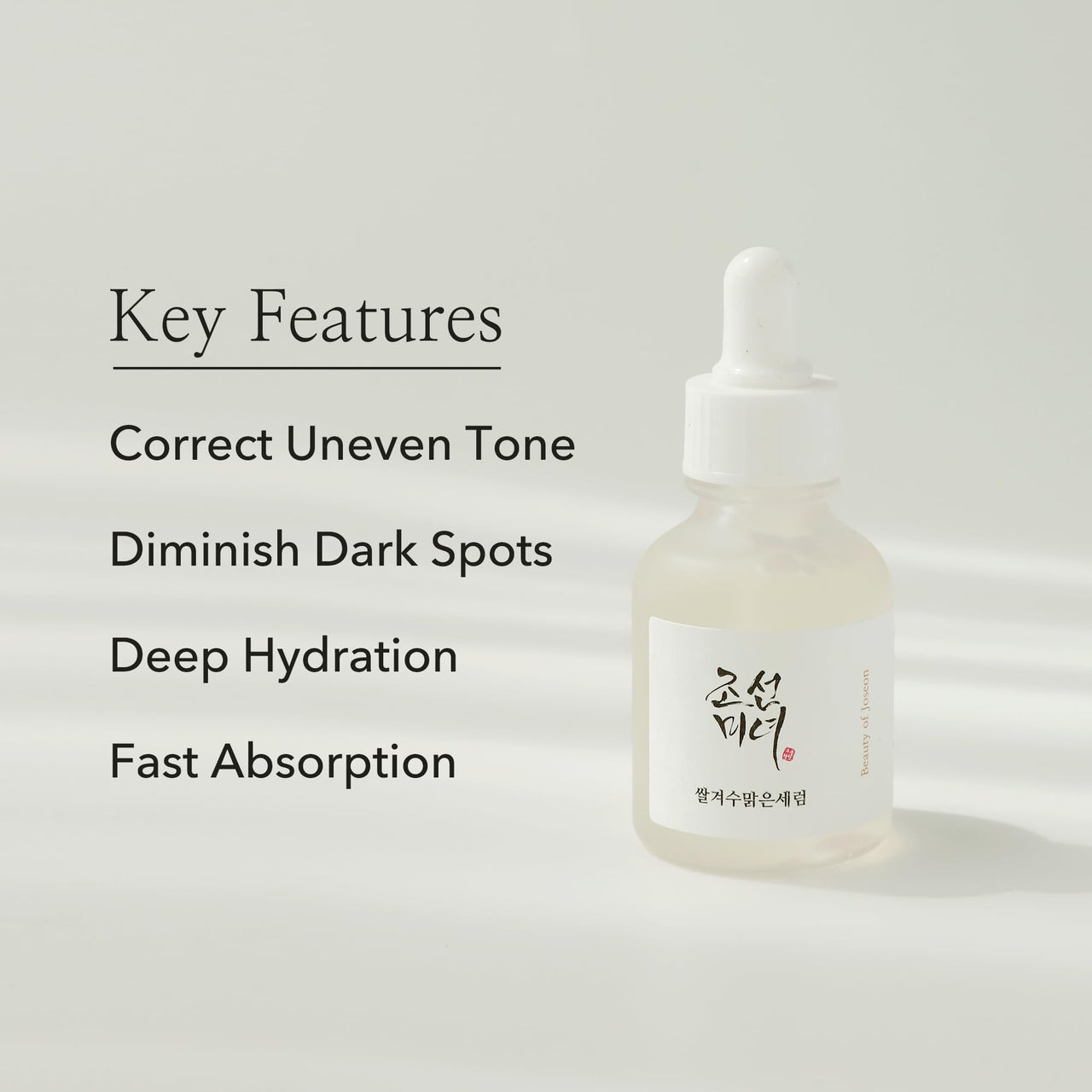 [Beauty of Joseon] Glow Deep Serum Rice + Arbutin (30ml) – Korean Face Serum for Brightening, Even Skin Tone & Dark Spot Care