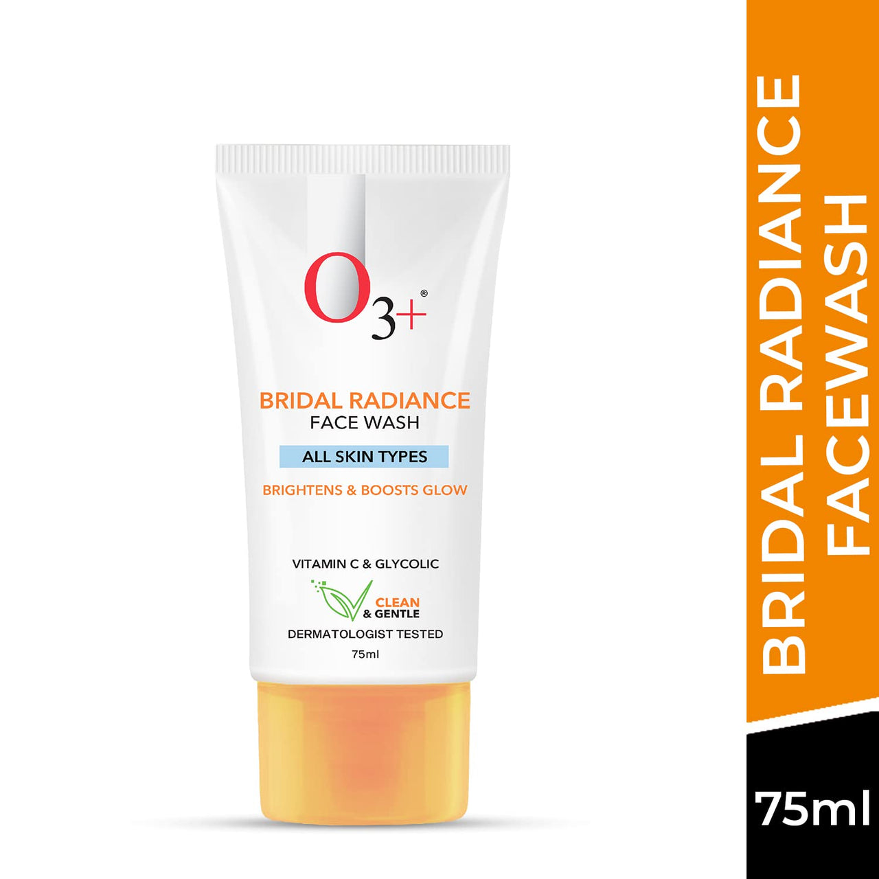 O3+ Bridal Radiance Facewash for all Skin Type 75ml | With Glycolic Acid and Vitamin C