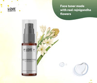 Love Earth Rajni Gandha Toner Face Mist With Tuberose(Rajnigandha) Oil & Mulberry Extract For Tightening Pores & Even Tone