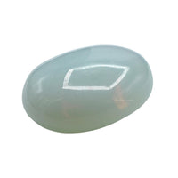 Opalite Palm Stone - Hot Massage Worry Stone for Natural Body Chakra Balancing, Reiki Healing and Crystal Grid Opalite