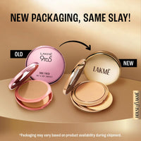 Lakmé 9To5 Double Duty Dual Finish Natural Compact Full Powder For All Skin Types, 9G, 1 Count