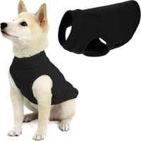 Gooby Stretch Fleece Vest Dog Sweater - Black, X-Small - Warm Pullover Fleece Dog Jacket - Winter Dog Clothes for Small Dogs Boy or Girl - Dog Sweaters for Small Dogs to Dog Sweaters for Large Dogs X-Small Length (7