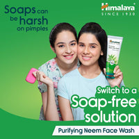 Himalaya Herbals Purifying Neem Face Wash, 200ml And Himalaya Herbals Aloe and Cucumber Refreshing Body Lotion, 400ml