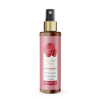 THE LOVE CO. Rose Water - 100% Pure and Natural, Steam Distilled for Skin, Face, and Hair - Authentic Kannauj Gulab Jal - Soothing Skin Toner Spray - Paraben, Alcohol, and Chemical-Free