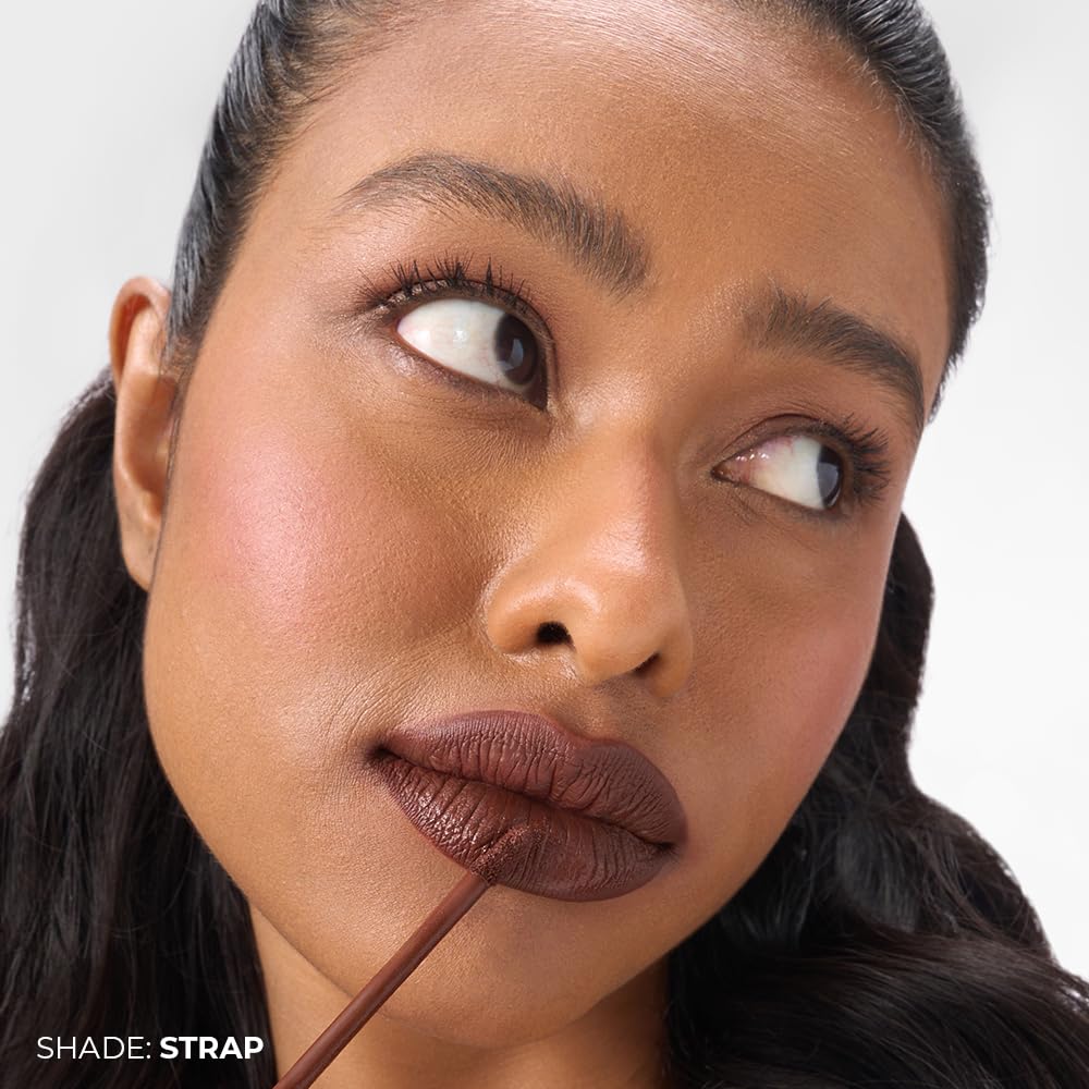 Fae Beauty Lip Whip 12Hr Comfortable Matte Liquid Lipstick (10ml) | Long Wear | Non Drying | Soft Mousse Smudgeproof Formula | Vegan | With Moisture Lock Technology | Enriched with Vitamin E and Cherry Coffee - Strap