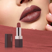 Charmacy Milano Soft Satin Matte Lipstick (Bitter Sweet) - 3.8g, High Coverage, Single Stoke, Hydrating on Lips, Matte In Texture, Glides Smoothly, Vibrant Colors, Non Toxic, Vegan, Cruelty Free