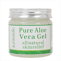 Auravedic Pure Aloe Vera Gel for face 200gm Aloevera Gel For Glowing Skin Aloe Vera Gel For Hair Anti Acne Gel Under Eye Gel with green tea Paraben Free