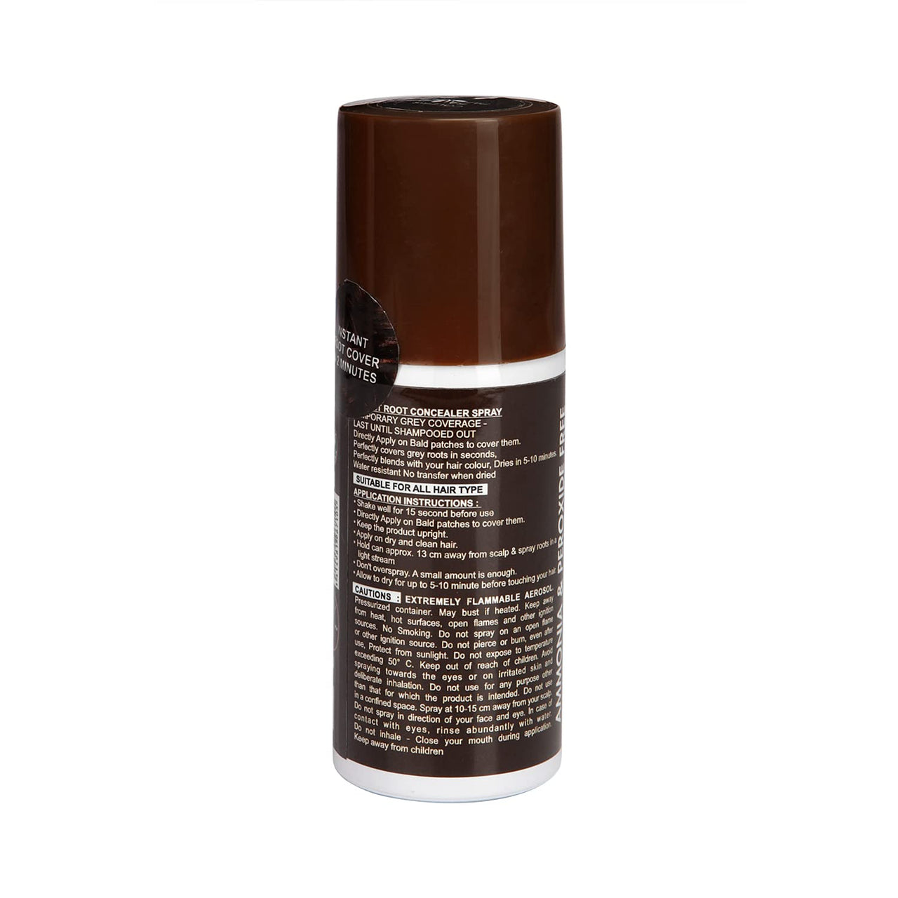 VAGMINE Root Concealer Spray - Dark Brown | Instant Hair Color Touch-Up | Easy To Use | Covers Gray Roots, 1 Count