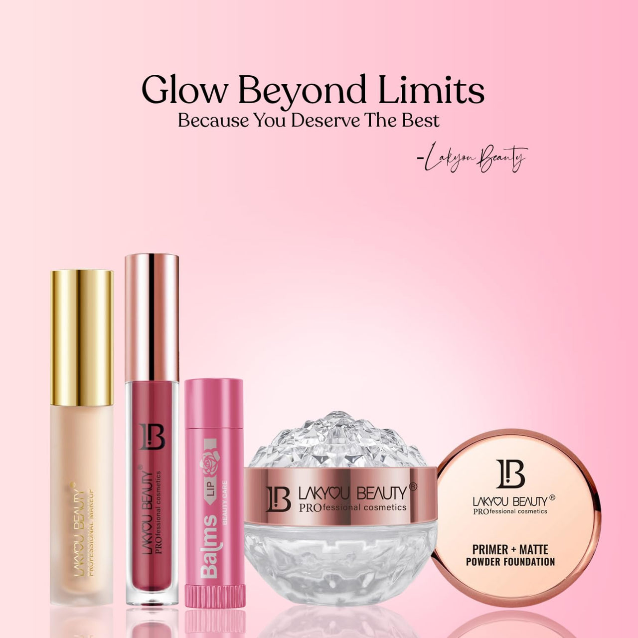 Lakyou Beauty Cherry Shine Lip Balm | 12 HR Moisturizing & Repair | 99% Natural | Hydrating & Nourishing Lip Care | 3g