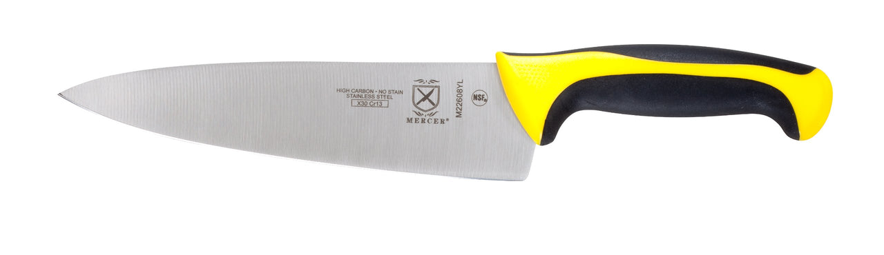 Mercer Culinary Yellow Millennia Colors Handle, 8-Inch