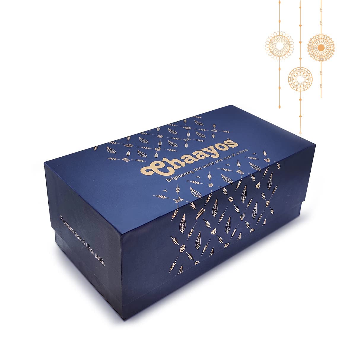 Chaayos Premium Gift Hampers for Diwali | Contains Ginger (Adrak) Tulsi Tea Leaves & Kulhad cup | Premium Assam Tea Set | Diwali Gift Box | Luxury gift set | Gift for Family & Relative | Gift for Health