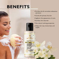 Khadi Organique Jasmine Mogra Body Wash (SLS,PARABEN FREE) 210 ML