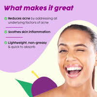 PLIX - THE PLANT FIX 2% Niacinamide Jamun Moisturizer (50 gm), Helps Reduce Pimples with 2% Acne Buster, For Oily and Acne Prone Skin, With Witch Hazel & Jamun Extract