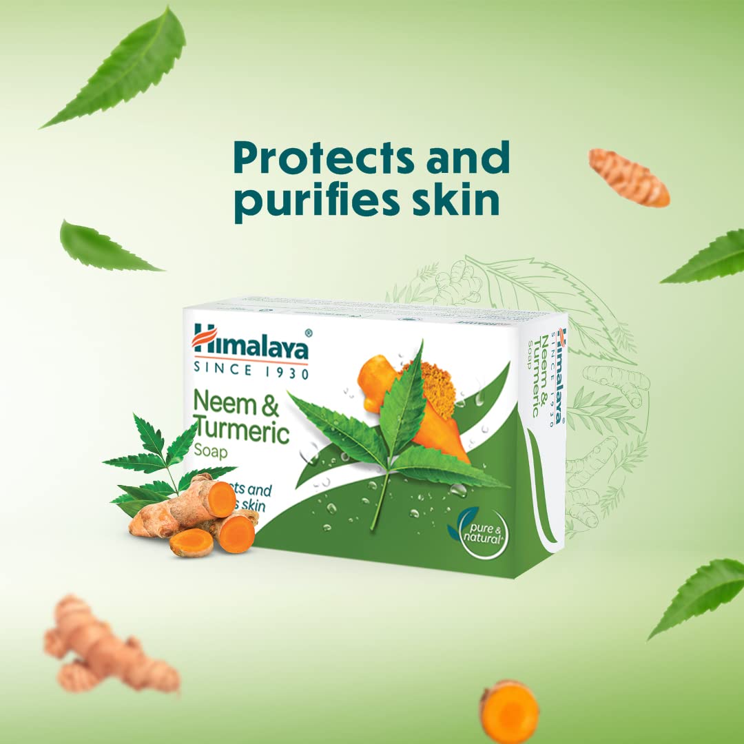 Himalaya Neem & Turmeric Soap, 125g (Pack of 5)