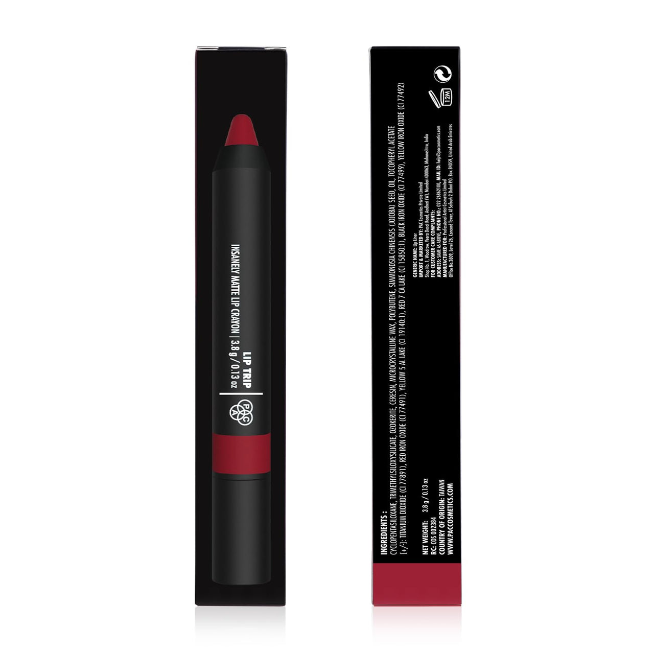 PAC Insanely Matte Lip Crayon (Lip Trip)