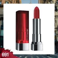 Maybelline New York Color Sensational Creamy Matte Lipstick, 691 Rich Ruby, 3.9g & Maybelline New York Color Sensational Creamy Matte Lipstick, 640 Red Liberation, 3.9g
