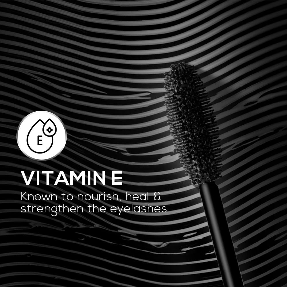 RENEE Volumax Mascara Black 10ml | Quick Dry, Waterproof, Long Lasting Weightless Formula | Volumizes, Lengthens & Conditions the Lashes With Intense Color | 360 - Degree Wand for Clump Free Application