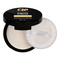 C2P Pro Ultra HD Microfinishing Pressed Powder for Face Makeup 13g | Translucent Matte Powder for All Skin Tones | Sets Makeup Controls Oil & Blurs Pores | Lightweight & Non-Drying Formula