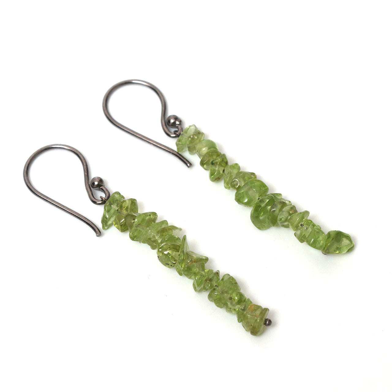 Natural Peridot Chips Crystal Earring, Yoga Jewelry, Meditation Earring, Energy Healing Crystals, Birthday, Gift for Her, Gemstone Jewelry AA+ Quality (Peridot)