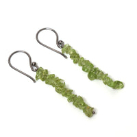 Natural Peridot Chips Crystal Earring, Yoga Jewelry, Meditation Earring, Energy Healing Crystals, Birthday, Gift for Her, Gemstone Jewelry AA+ Quality (Peridot)