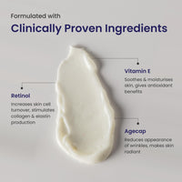 RE' EQUIL 0.3% Retinol Night Cream, Improves Skin Texture, Reduces Acne, Unisex, For All Skin Types, 30G