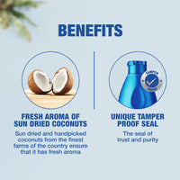 Parachute 100% Pure Coconut Oil, 600 ml (Bottle) And Advansed Body Lotion Soft Touch, 400 ml