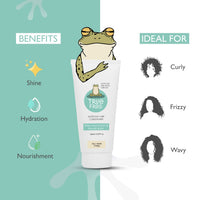 TRue FRoG Everyday Hair Conditioner To Smoothen Hair And Fight Frizz With White Lotus Flower Extract And Avocado Butte For All Hair Types - 150 Ml,1 Count